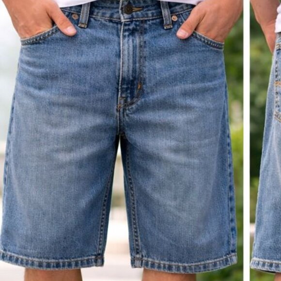 Pepe Streetwear Relaxed Fit Cotton Denim Blue Jean Shorts 38 waist near new - Picture 2 of 14